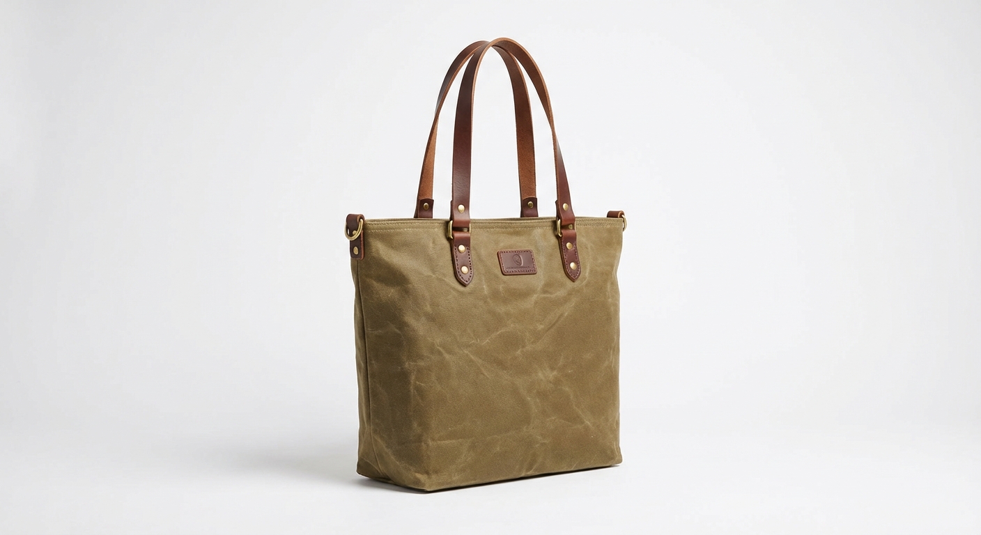 Waxed Canvas Tote