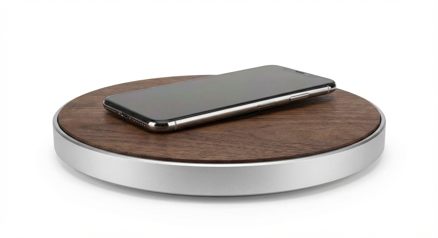 Walnut Wireless Charger